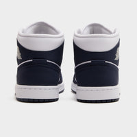 White Jordan Air 1 Mid Women's