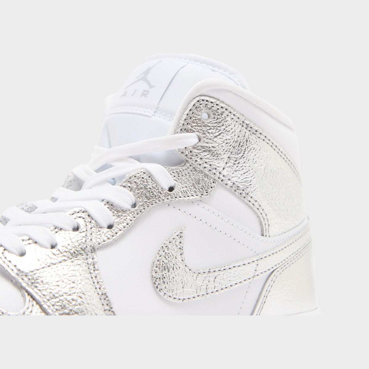 White Jordan Air 1 Mid Women's