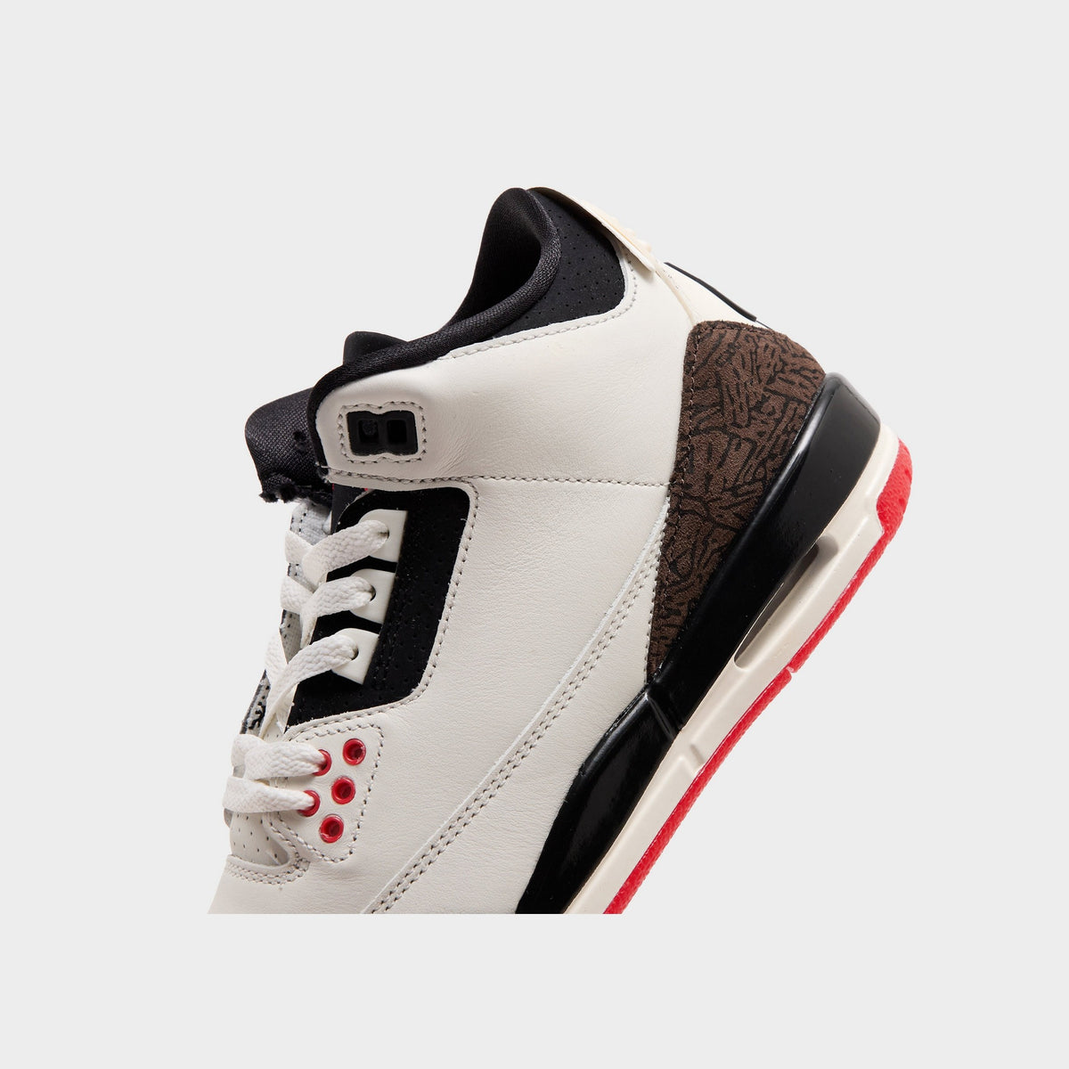 White Jordan Air 3 Junior