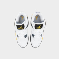 White Jordan Air 4 Retro 'Tour Yellow'