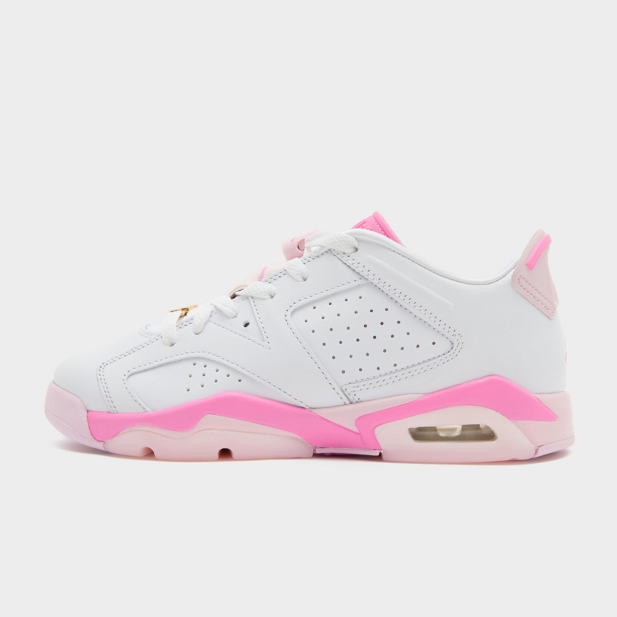 White Jordan Air 6 Retro Junior