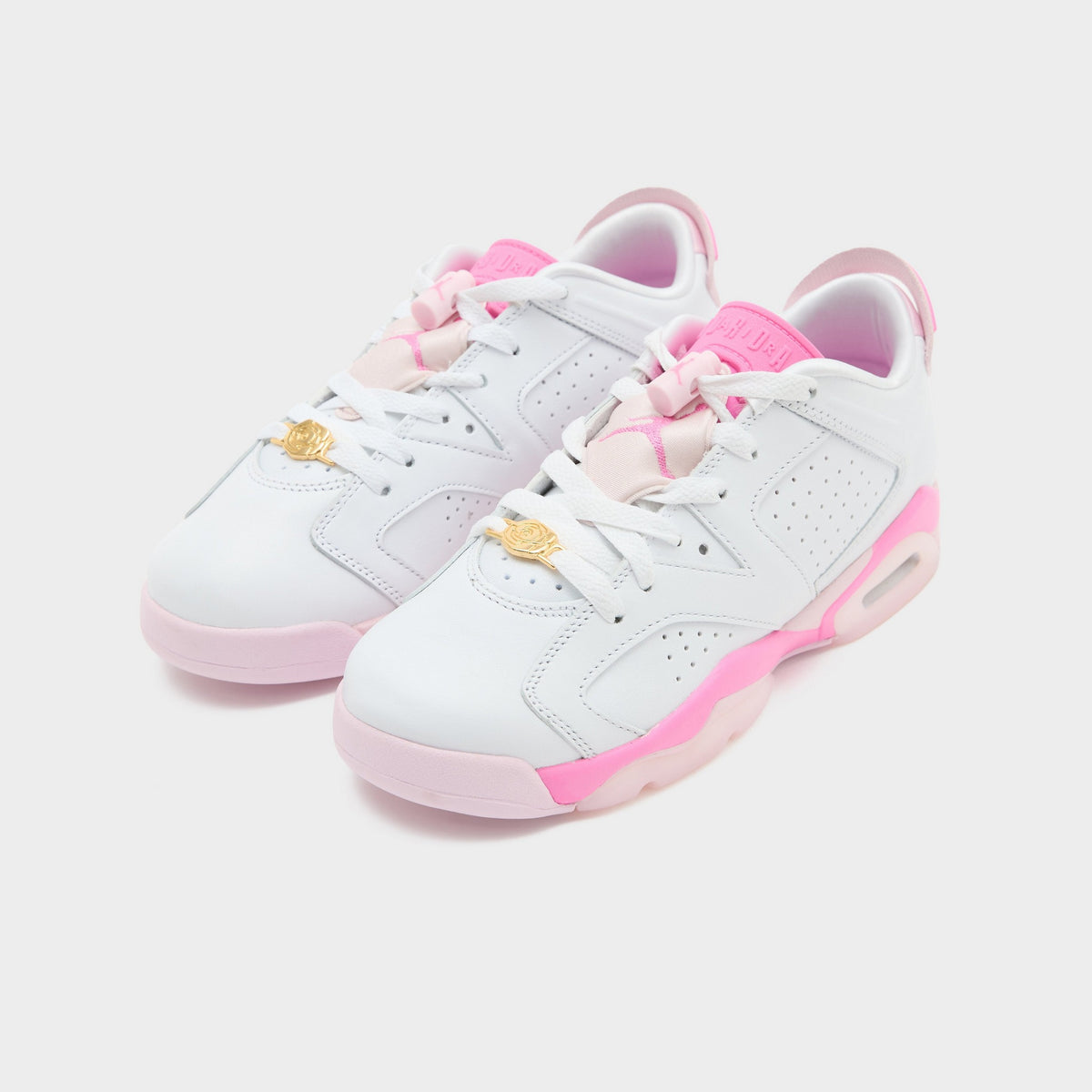 White Jordan Air 6 Retro Junior