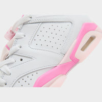 White Jordan Air 6 Retro Junior
