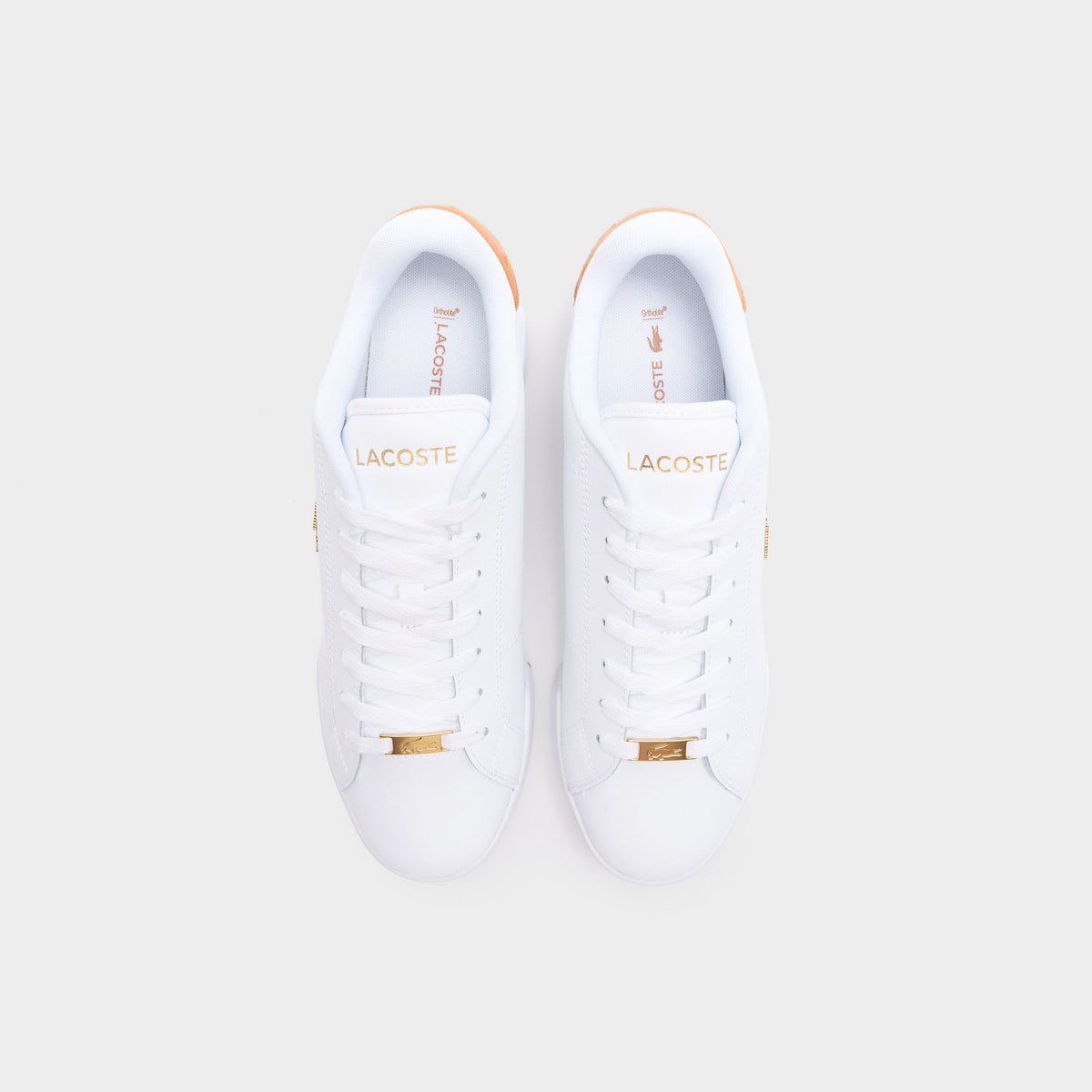 White Lacoste Carnaby Cupsole