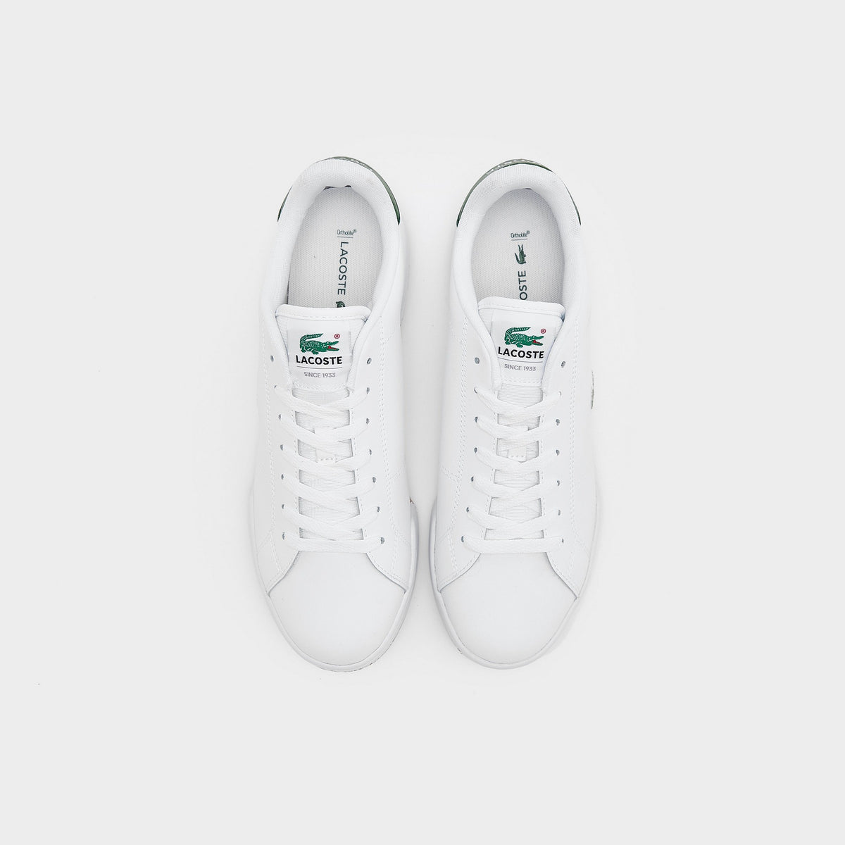 White Lacoste Carnaby Cupsole