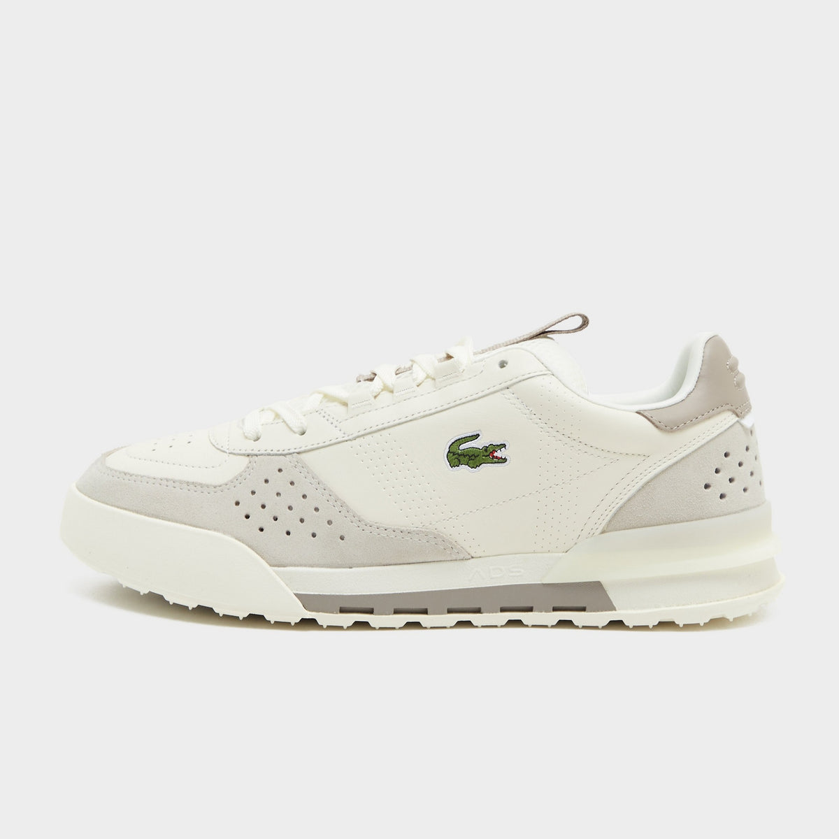 White Lacoste Slam Break Leather