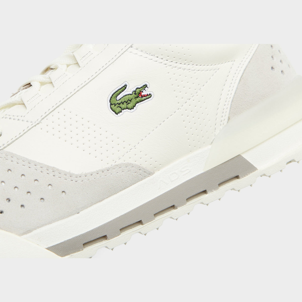 White Lacoste Slam Break Leather