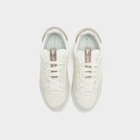 White Lacoste Slam Break Leather