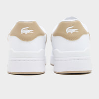 White Lacoste T-Clip Leather