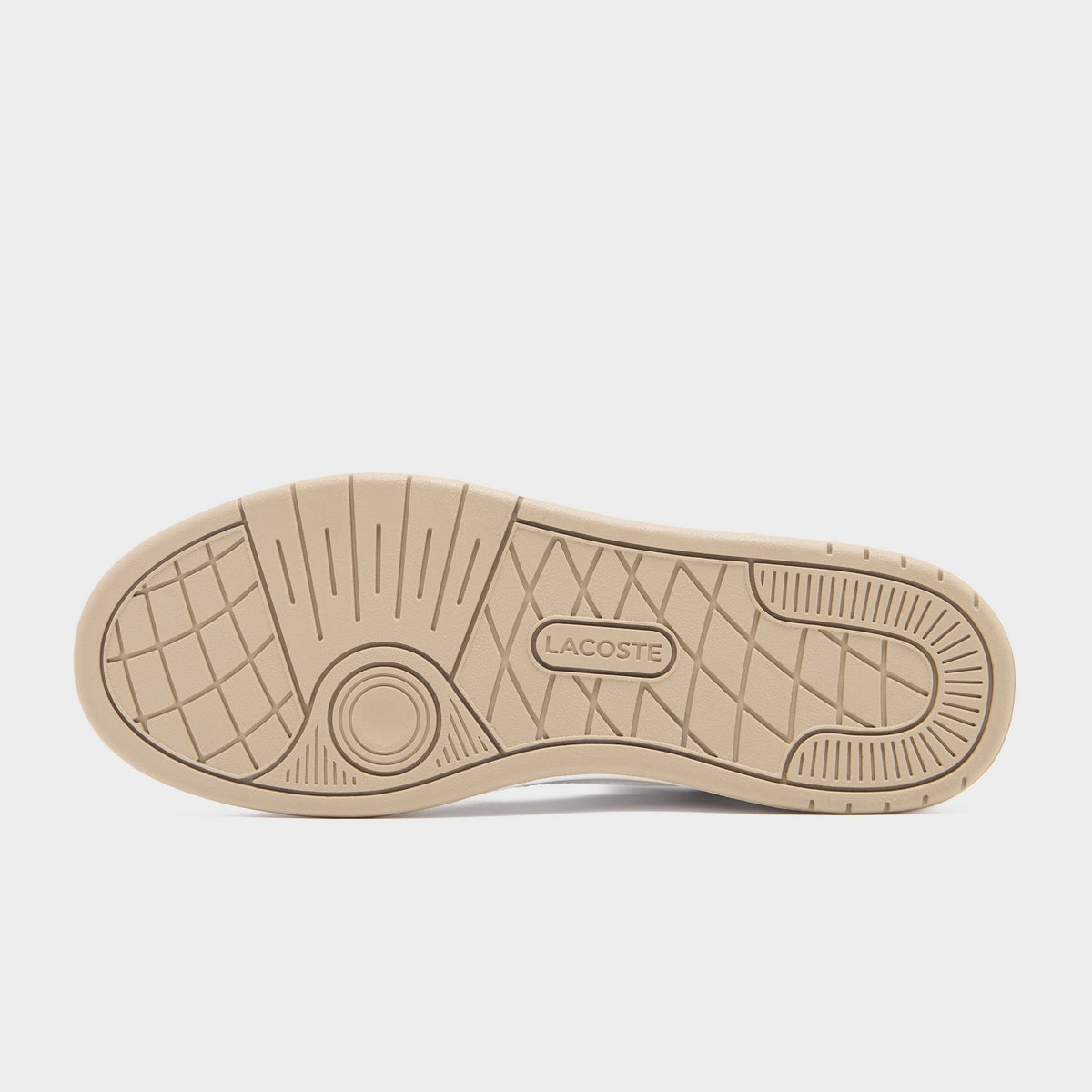 White Lacoste T-Clip Leather
