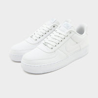 White Nike Air Force 1 Canvas