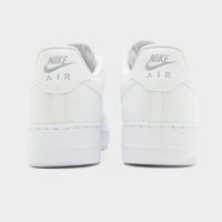 White Nike Air Force 1 Canvas