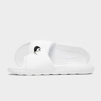 White Nike Victori One Slides Women's