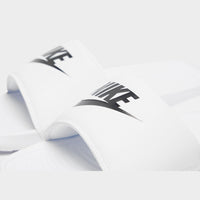 White Nike Victori One Slides Women's