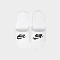 White Nike Victori One Slides Women's