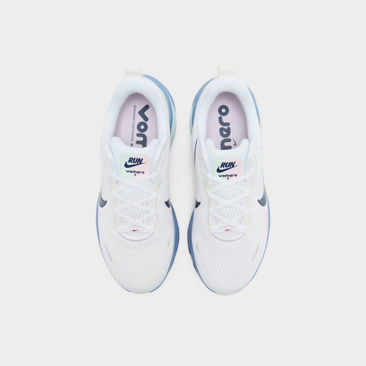 White Nike Vomero 18 Women's