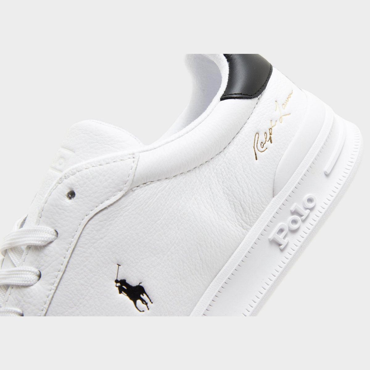 White Polo Ralph Lauren Heritage Court Signature