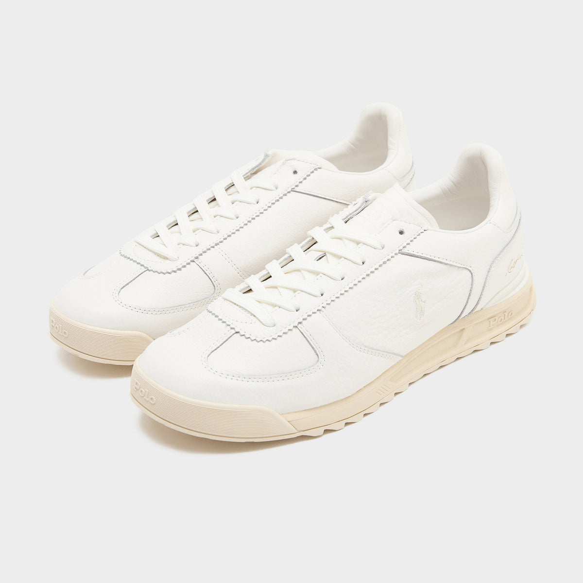 White Polo Ralph Lauren Varick Signature