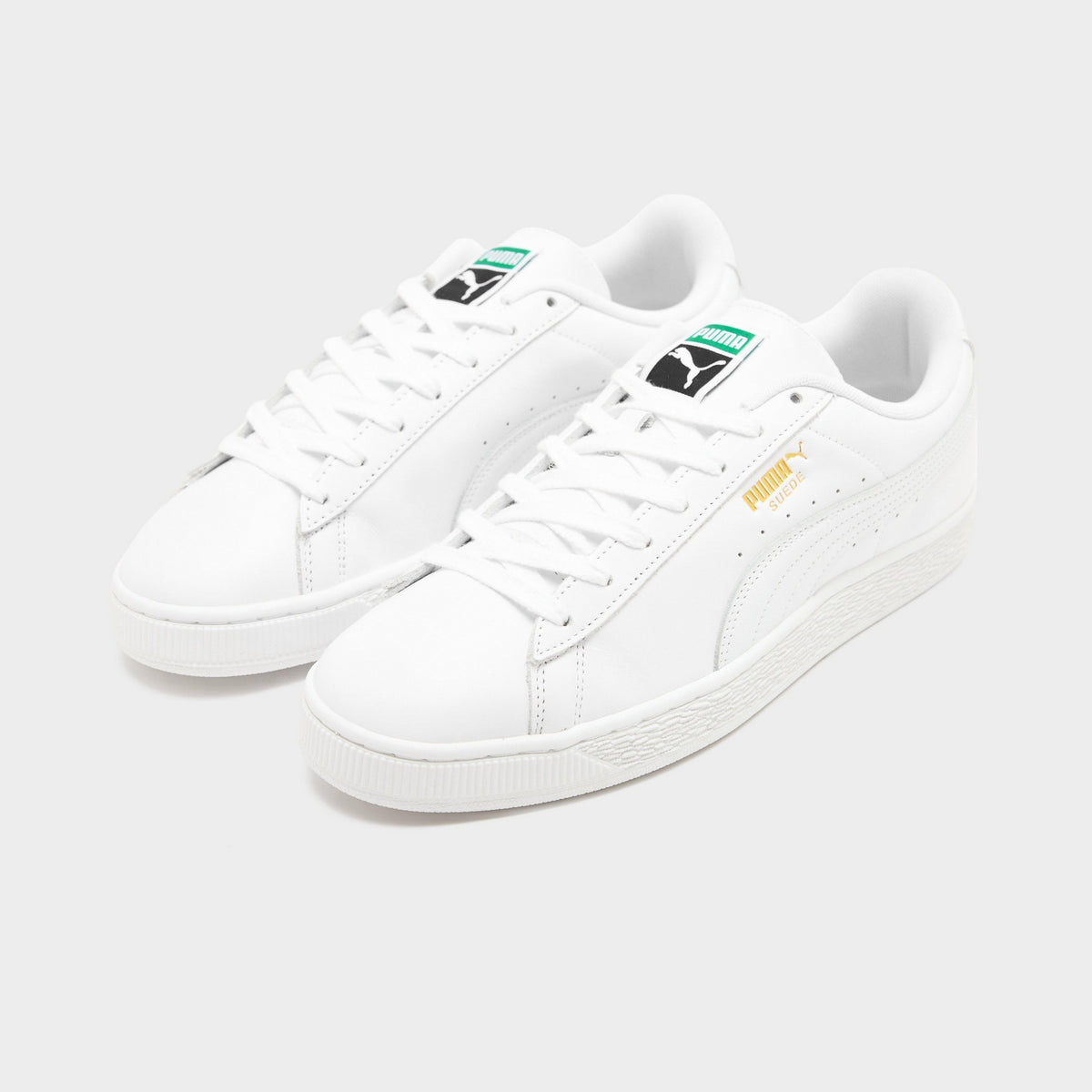 White PUMA Suede Leather