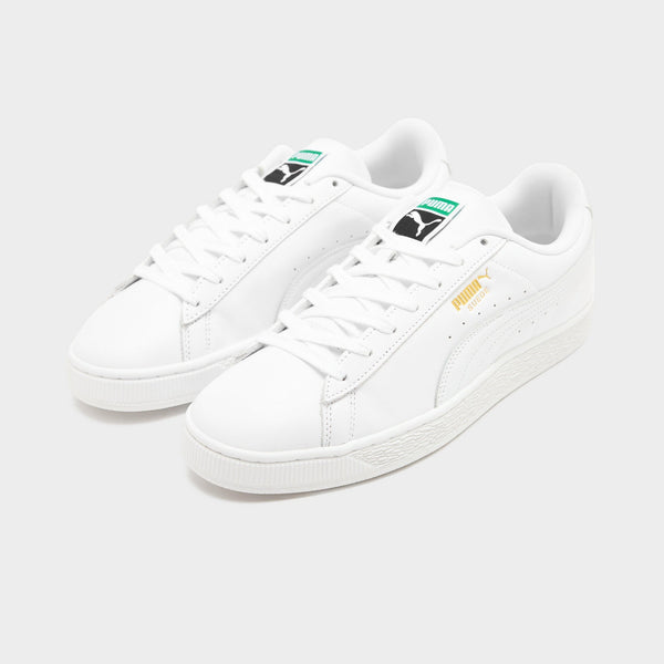 White PUMA Suede Leather