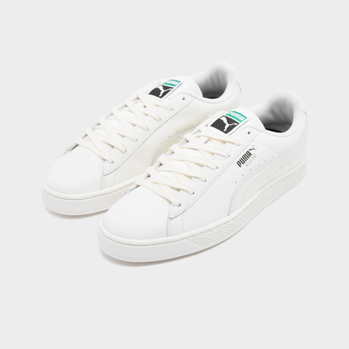 White PUMA Suede Leather