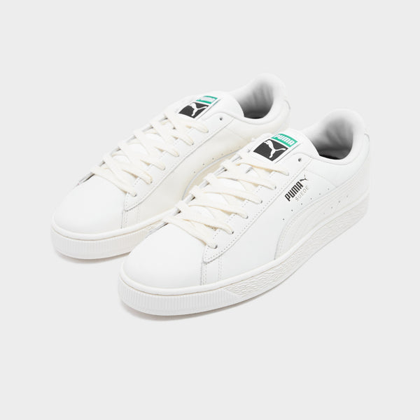 White PUMA Suede Leather