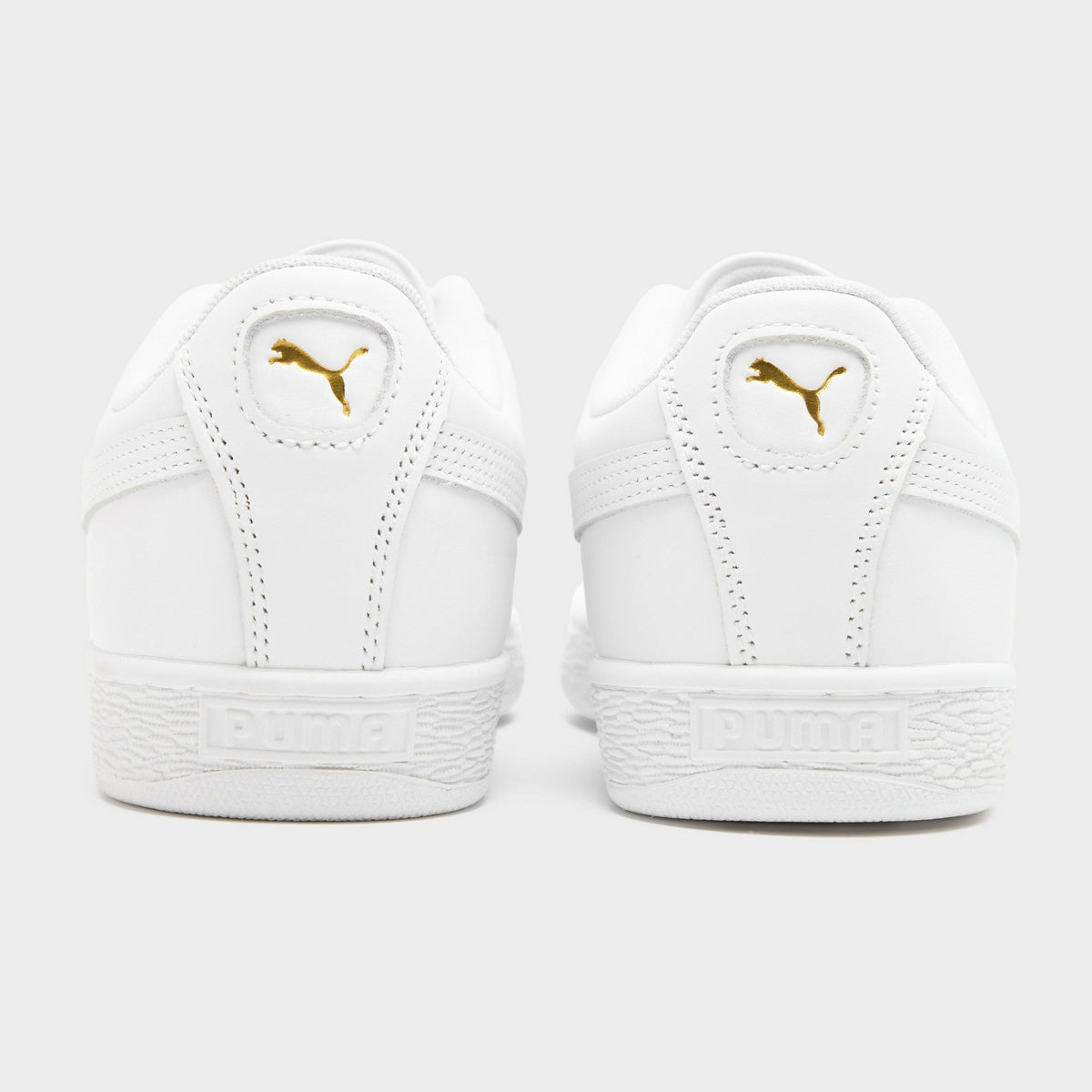 White PUMA Suede Leather