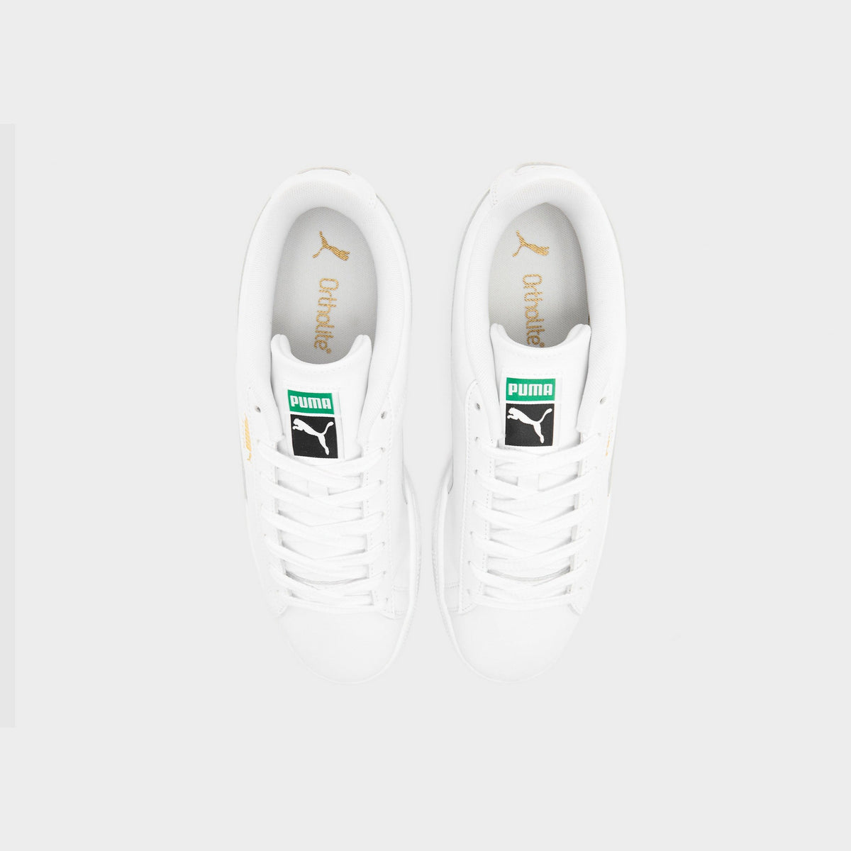White PUMA Suede Leather