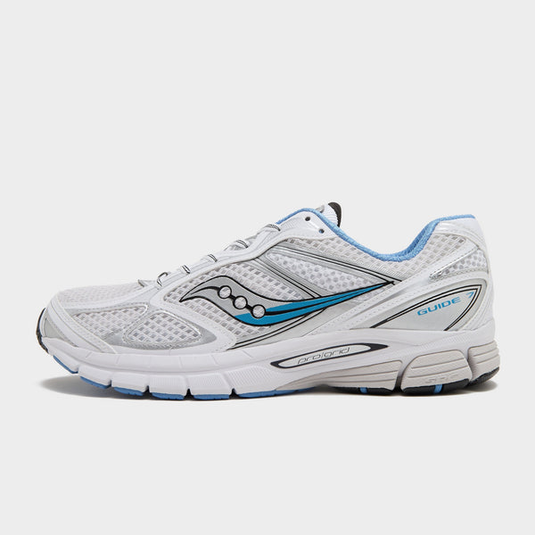 White Saucony ProGrid Guide 7