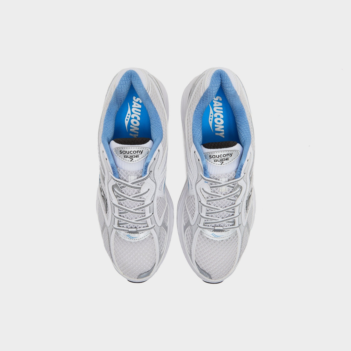 White Saucony ProGrid Guide 7