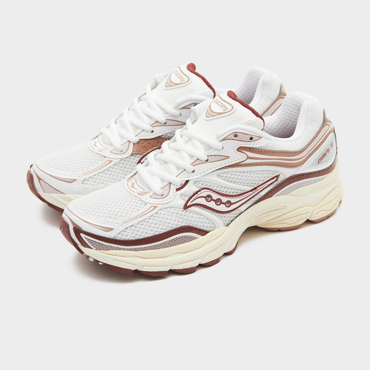 White Saucony ProGrid Omni 9 Women's