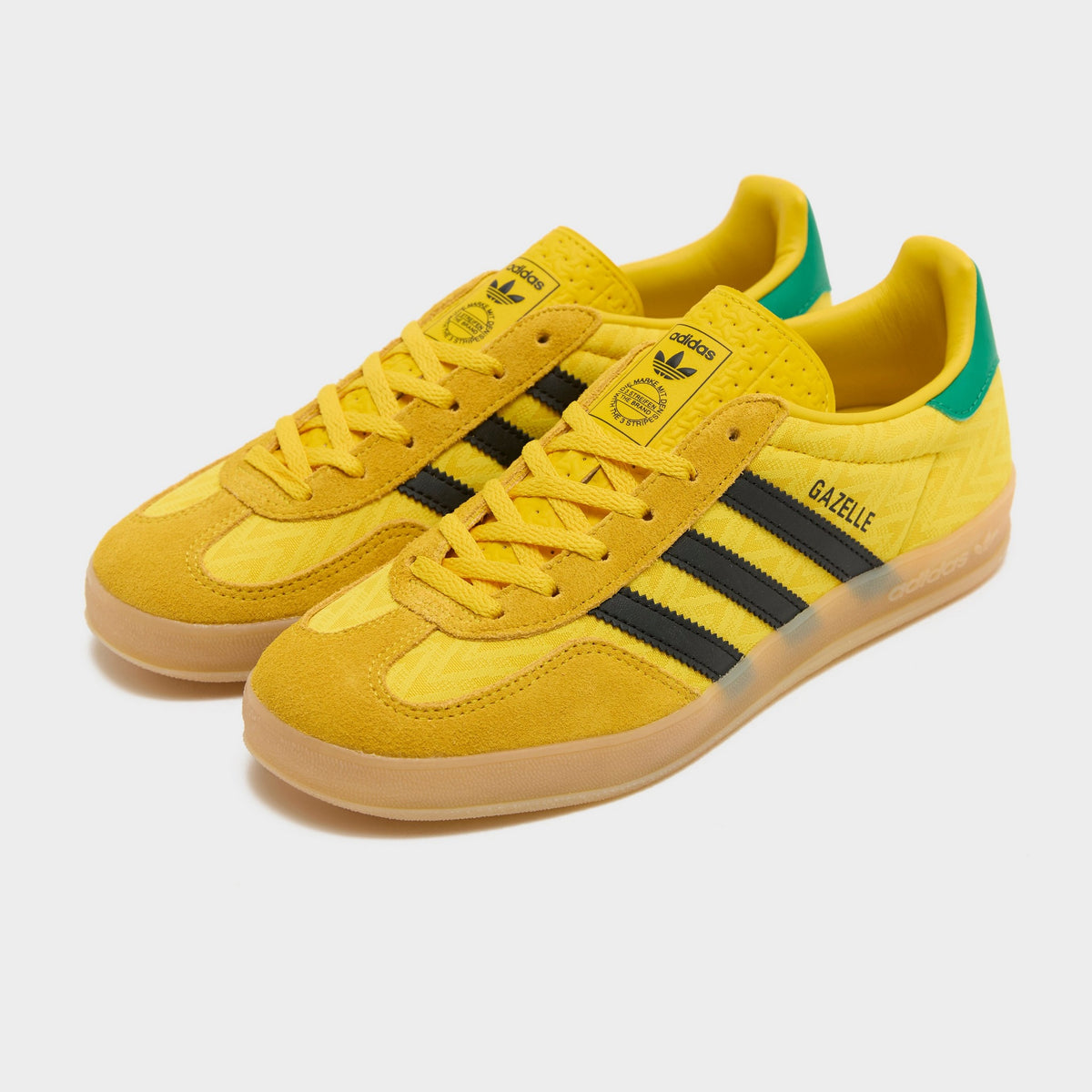 Yellow adidas Originals Gazelle Indoor Jersey Women's