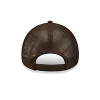 New Era New York Yankees League Essential Kids Brown A-Frame Trucker Cap (Youth) - Cap On