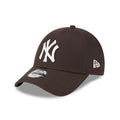 New Era New York Yankees Youth League Essential Brown 9FORTY Adjustable Cap (Youth) - Cap On