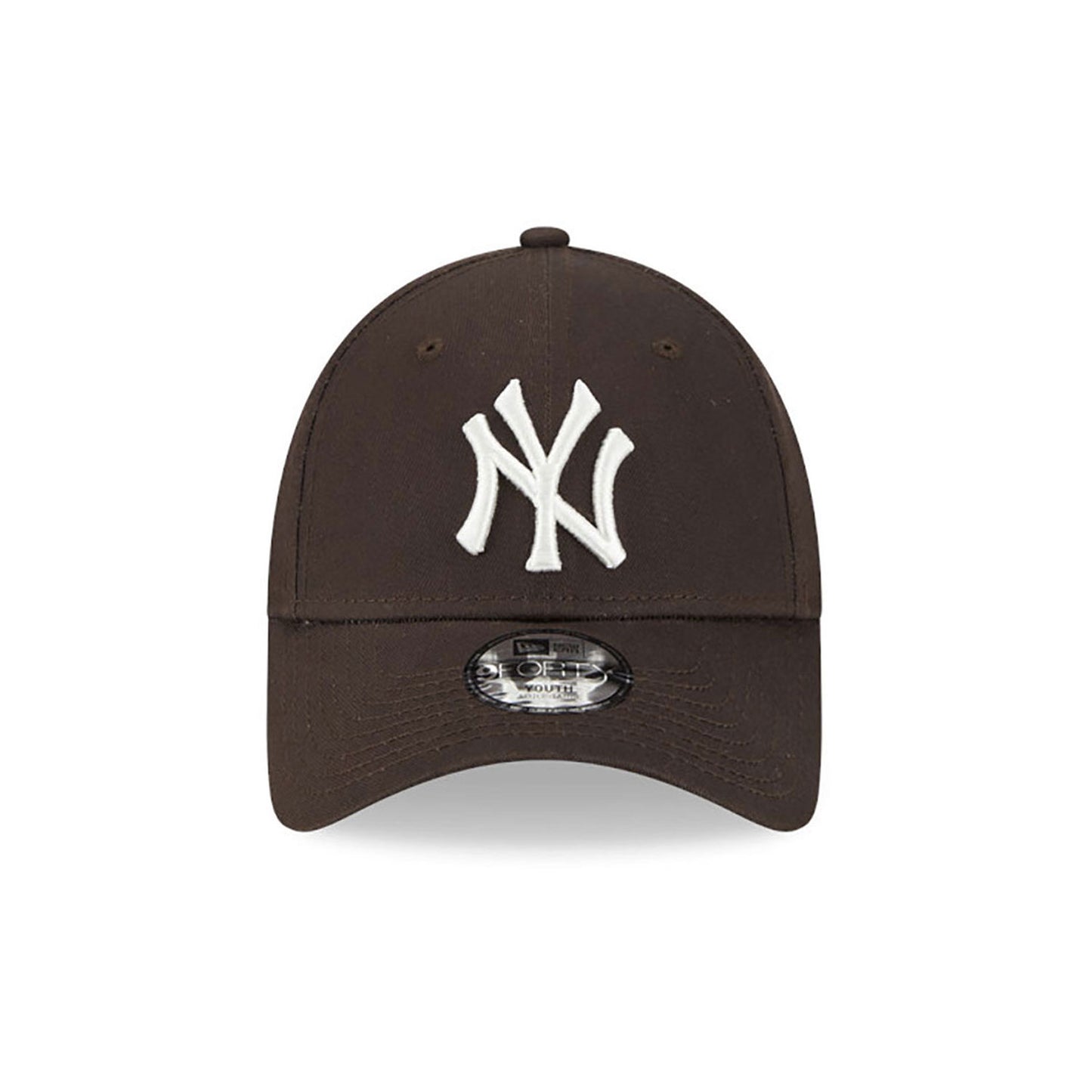 New Era New York Yankees Youth League Essential Brown 9FORTY Adjustable Cap (Youth) - Cap On