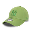 New Era New York Yankees Youth League Essential Green 9FORTY Adjustable Cap (Youth) - Cap On