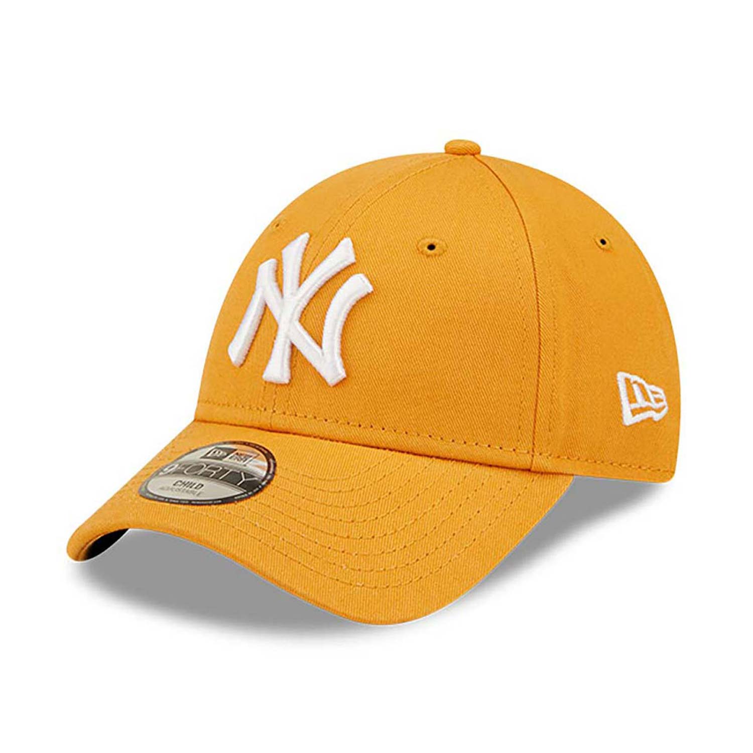 New York Yankees Youth League Essential Orange 9FORTY Adjustable Cap (Youth) - Cap On