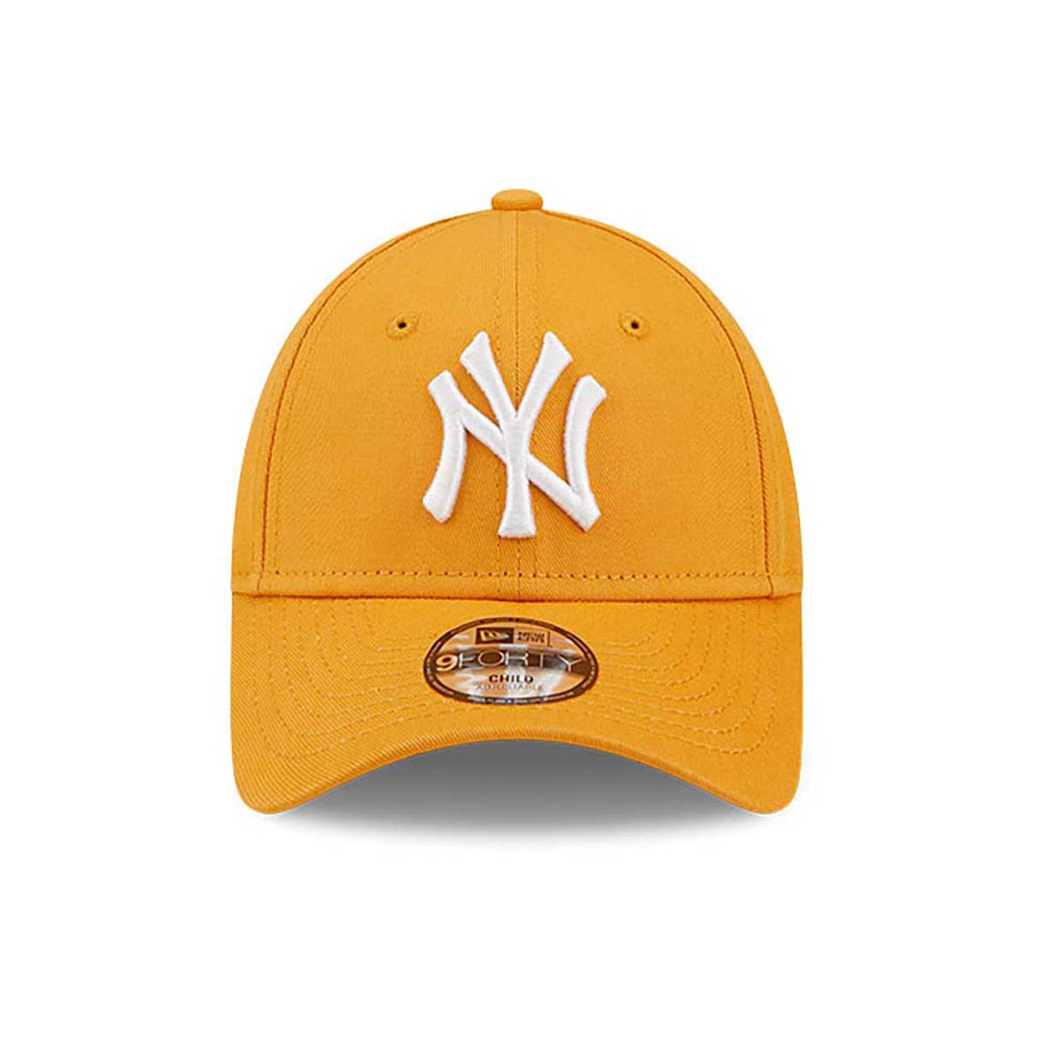 New York Yankees Youth League Essential Orange 9FORTY Adjustable Cap (Youth) - Cap On